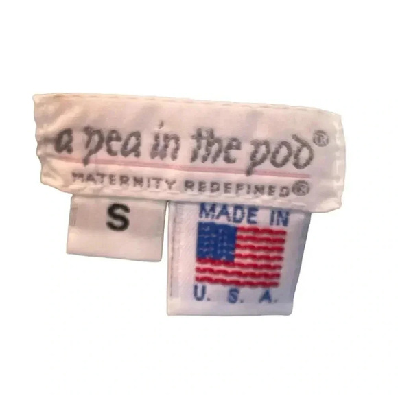 Maternity A Pea In The Pod Blue Sleeveless, Long Nursing Wrap/Robe Size Small - Picture 8 of 14